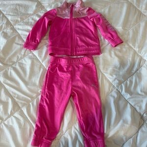 Baby girl size 12 months Puma tracksuit